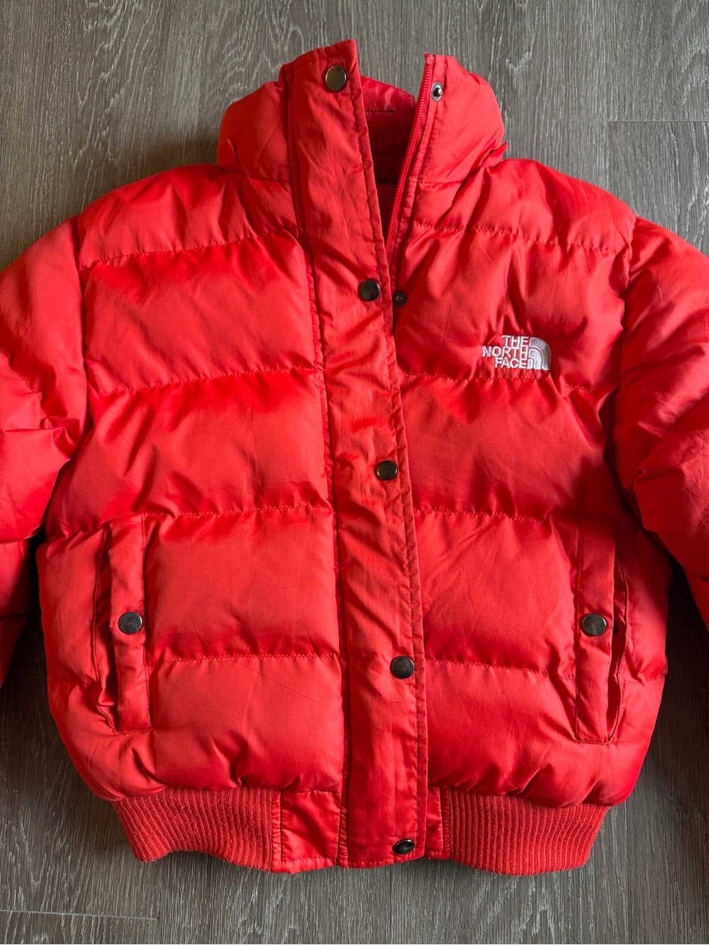 The North Face Red Puffer Jacket